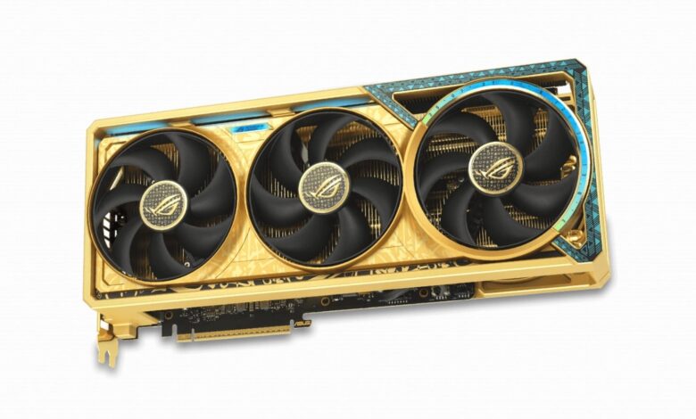 asusun altin kaplamali rtx 5090 ekran karti piyasada 9N7AaCan