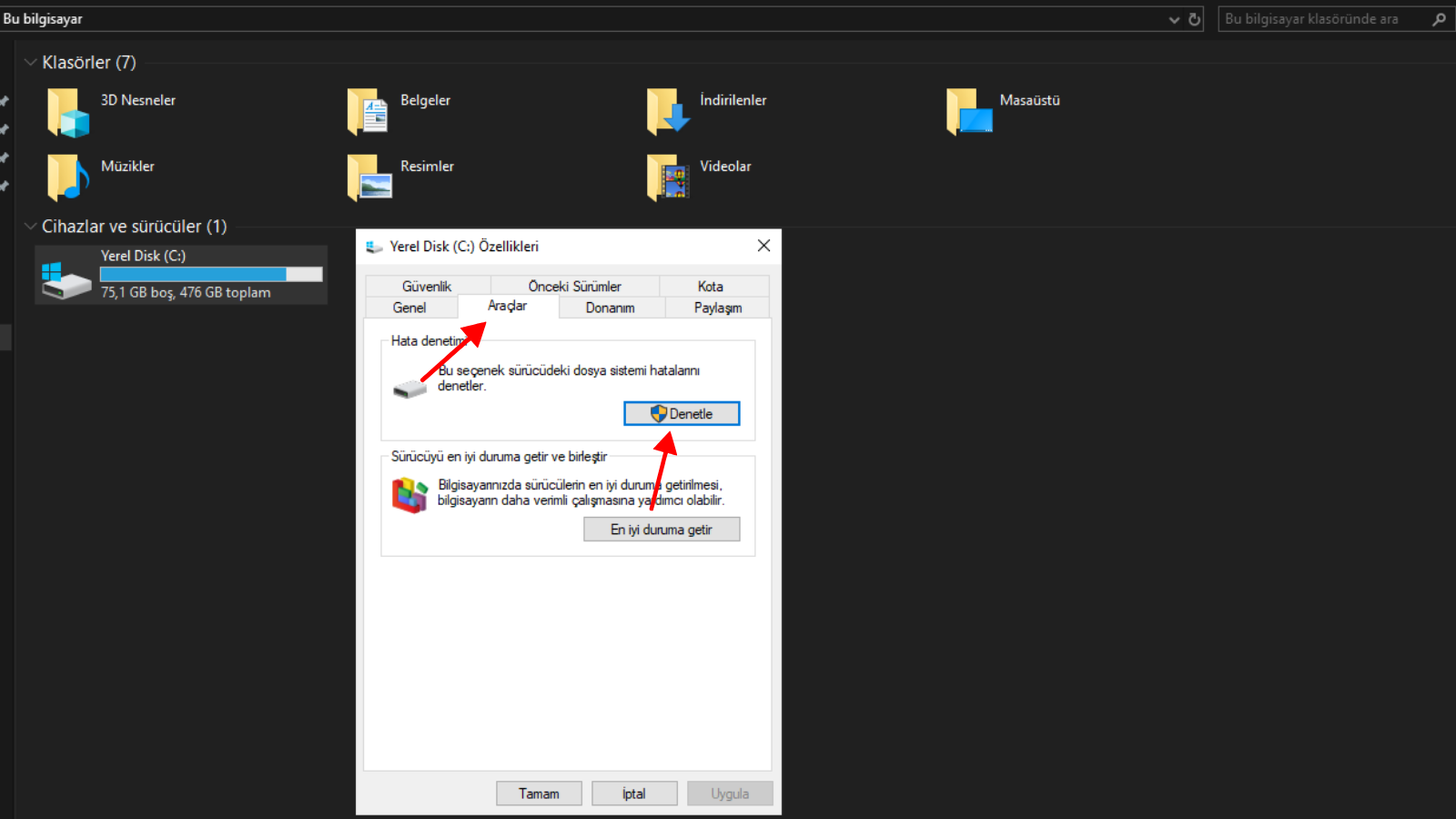 Disk Hatalarını Düzeltme: Chkdsk Nedir, Nasıl Kullanılır? 3 disk hatalarini duzeltme chkdsk nedir nasil kullanilir 1 1zTBkTSU