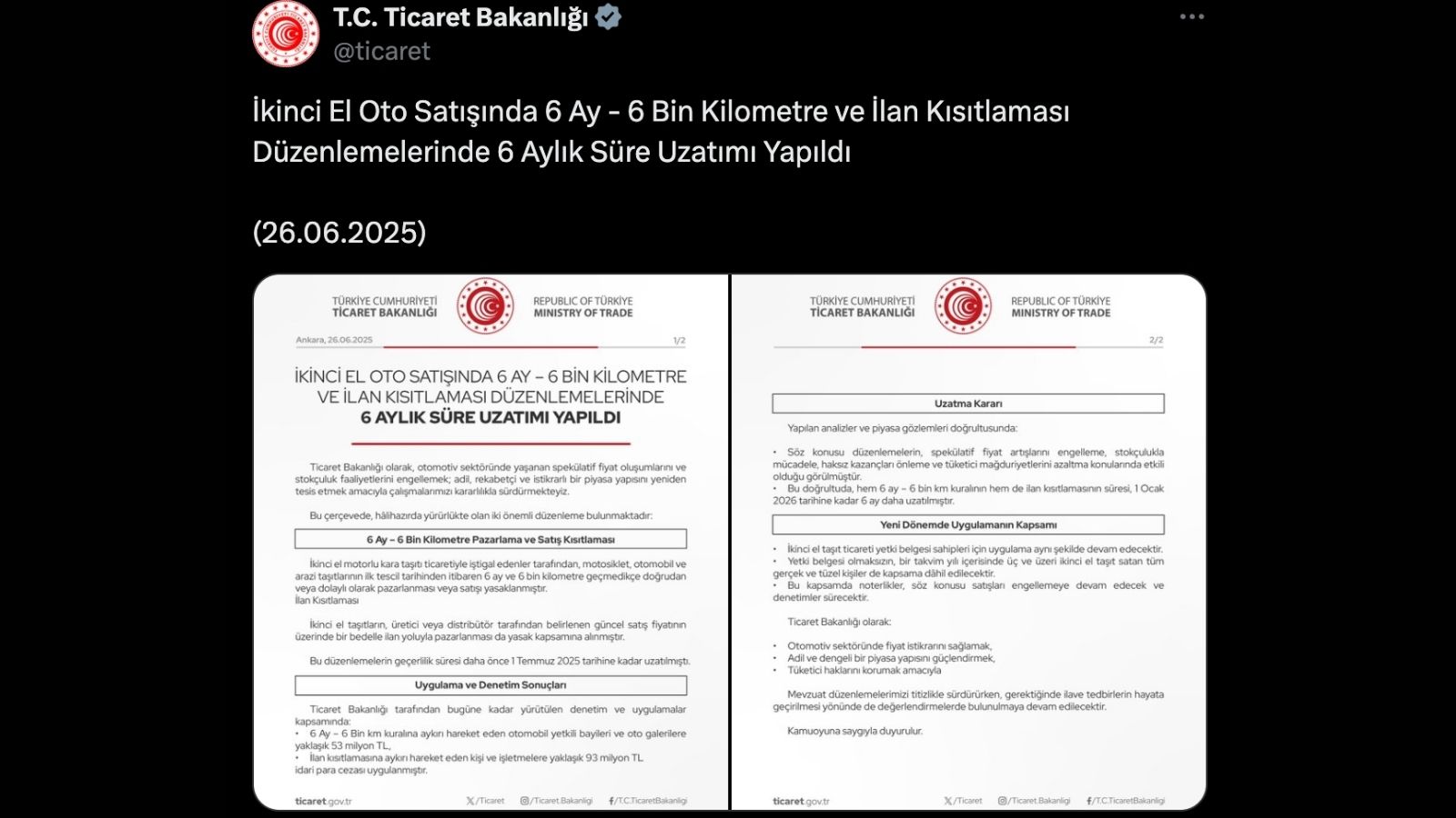 Otomobil Satış Kısıtlaması 2026’ya Uzatıldı 3 otomobil satis kisitlamasi 2026ya uzatildi 1 cFHTiaC7