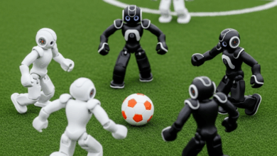 yapay zek destekli robotlardan nefes kesen futbol maci V2fiPHyX