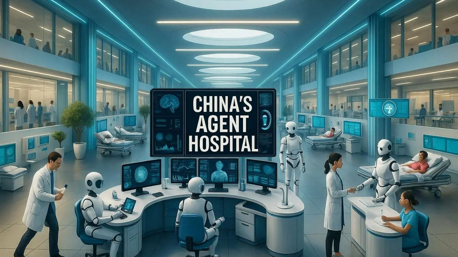 dunyadaki ilk yapay zeka hastanesi agent hospital acildi yw9AkM1I