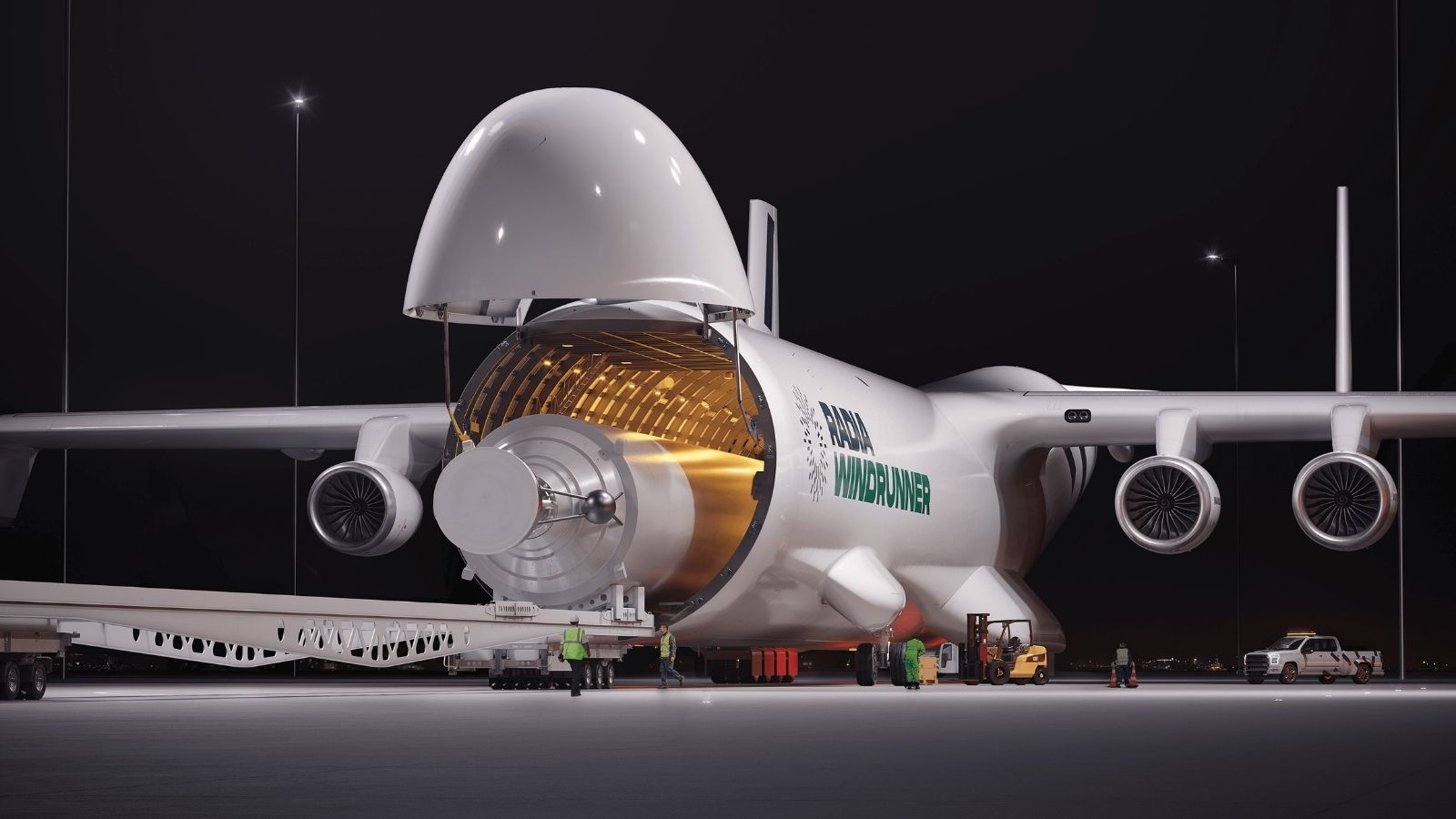 Dünyanın En Büyük Askeri Nakliye Uçağı WindRunner Tanıtıldı 1 dunyanin en buyuk askeri nakliye ucagi windrunner tanitildi RduHEE6u