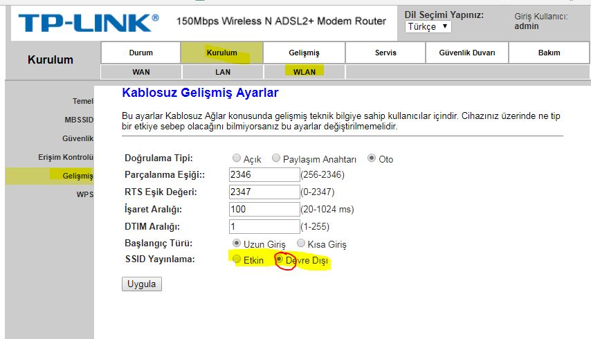 Kablosuz ağınızı komşularınızdan nasıl gizleyebilirsiniz? 2 kablosuz aginizi komsularinizdan nasil gizleyebilirsiniz 0 K65Pf1t2