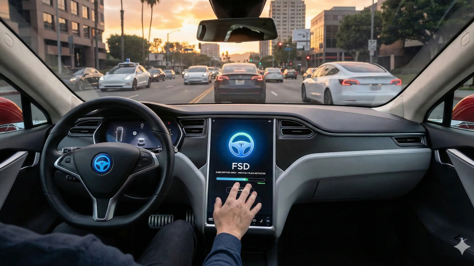 tesladan devrimsel karar fsd artik sadece aylik abonelikle sunulacak